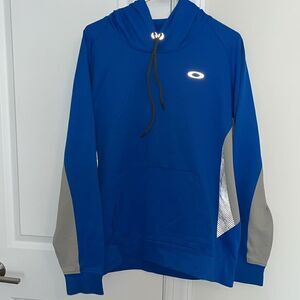 Dodger Royal Blue Gray Oakley hoodie hooded golf jacket sweatshirt sweater XL